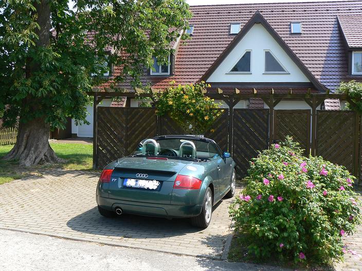 Vorderansicht des Hauses